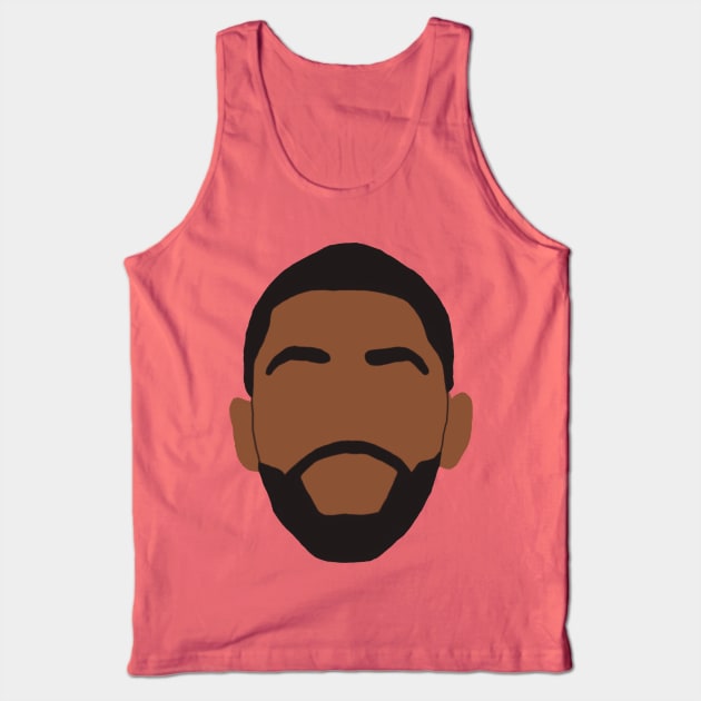 Kyrie Irving Face Art Tank Top by xRatTrapTeesx